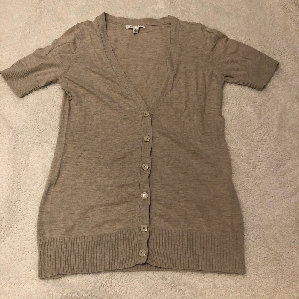 Banana Republic short sleeve cardigan